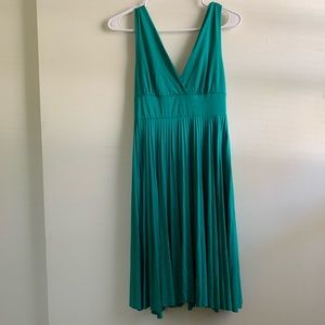 Soprano | Pleated Green Dress